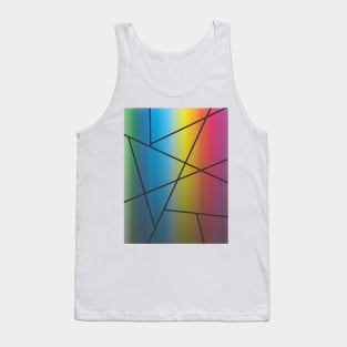 GEOMETRIC CHROMATIC BACKGROUND Tank Top